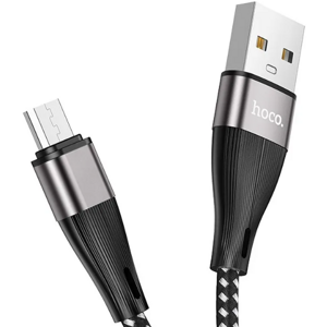 Kábel HOCO Blessing X57, USB na microUSB 2.4A, 1m, čierny