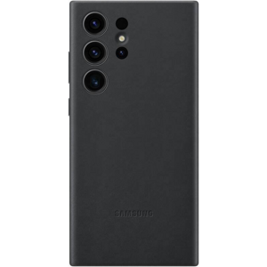 Kožené puzdro Samsung na Samsung Galaxy S23 Ultra 5G S918 EF-VS918LBE Leather Cover čierne