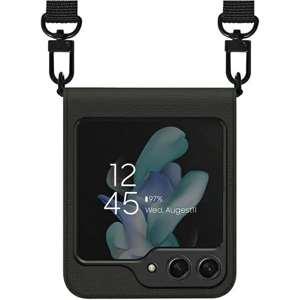Diárové puzdro na Samsung Galaxy Z Flip5 5G F731 Araree Canvas Diary čierne