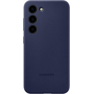 Silikónové puzdro Samsung na Samsung Galaxy S23 5G S911 EF-PS911TNE Silicone Cover Navy