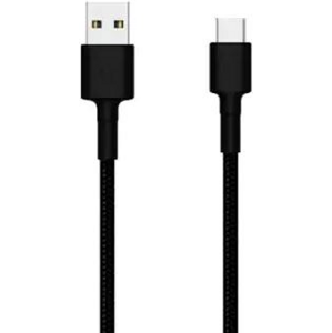 Kábel Xiaomi Mi Type-C Braided, USB-A na USB-C, 1m, čierny (Blister)