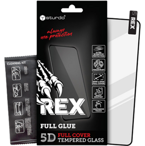 Tvrdené sklo na Xiaomi 13T 5G/13T Pro 5G Sturdo REX 10H 5D celotvárové čierne