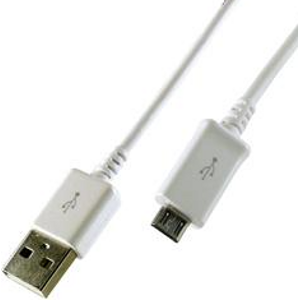 Kábel Samsung ECB-DU4EWE, USB-A na microUSB, 1m, biely (Bulk)