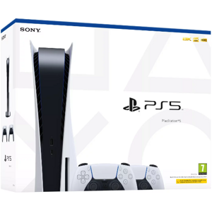 Sony PlayStation 5 + 2x PlayStation 5 DualSense Wireless Controller