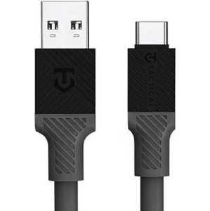 Tactical Fat Man, USB-A na USB-C, 1m, sivý