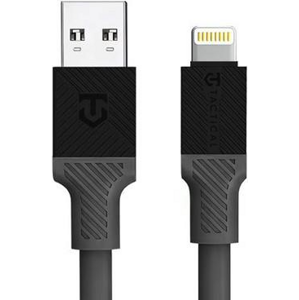Tactical Fat Man, USB-A na Lightning, 1m, sivý