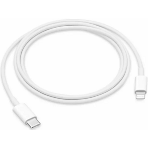Kábel Apple MM0A3ZM, USB-C na Lightning, 1m, biely (Bulk)