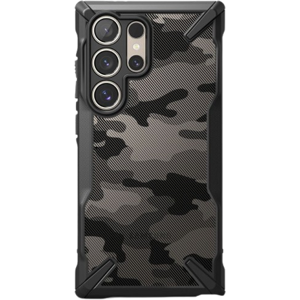Odolné puzdro na Samsung Galaxy S24 Ultra 5G S928 Ringke Fusion-X Camouflage čierne