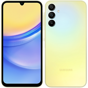 Samsung Galaxy 15 5G A156, 4/128 GB, Dual SIM, Yellow - SK distribúcia