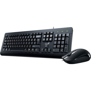 Genius KM-160, klávesnica + myš, CZ+SK, USB, čierna