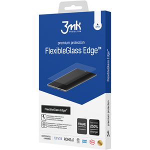 Tvrdené sklo na Samsung Galaxy S21 Ultra 5G 3mk FlexibleGlass Edge celotvárové čierne