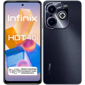 Infinix Hot 40i, 8/256 GB, Dual SIM, Starlit Black - SK distribúcia