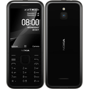 Nokia 8000 4G, Dual SIM, Čierny - Vystavený kus
