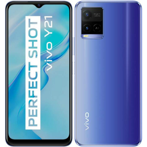 Vivo Y21, 4/64 GB, Dual SIM, modrý - Vystavený kus