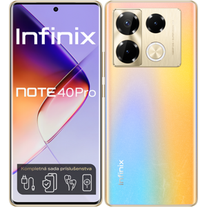 Infinix Note 40 Pro, 12/256 GB, Dual SIM, Titan Gold - SK distribúcia
