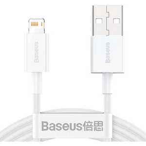Kábel Baseus Superior CALYS-B02, USB na Lightning 2.4A, 1.5m, biely