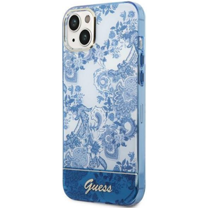 Plastové puzdro Guess na Apple iPhone 14 Plus GUHCP14MHGPLHB IML Electro Cam TDJ modré
