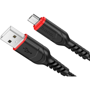 Kábel HOCO Victory X59, USB na microUSB 2,4A, 1m, čierny