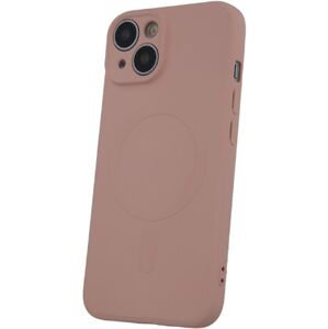 Silikónové puzdro na Apple iPhone 15 Pro Simple Color Mag ružové