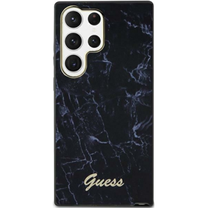 Plastové puzdro Guess na Samsung Galaxy S23 5G S911 GUHCS23SPCUMAK HC Marble čierne