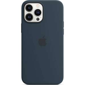 Silikónové puzdro Apple na Apple iPhone 13 Pro MM2J3ZM/A Silicone Case with MagSafe Abyss Blue (Poškodené balenie)
