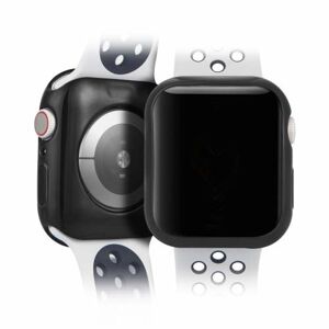Silikónové puzdro Dux Ducis pre Apple Watch 4 40 mm čierne a transparentné