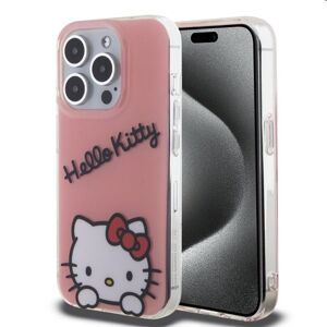 Zadný kryt Hello Kitty IML Daydreaming Logo pre Apple iPhone 15 Pro, ružové 57983116921